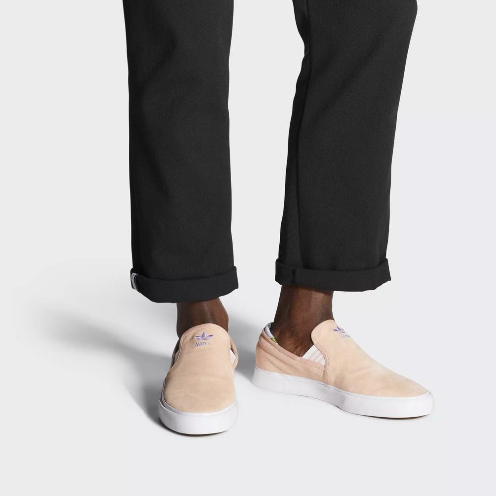 Adidas Sabalo Slip-On Tenis Para Skate Rosas Para Hombre (MX-32340)